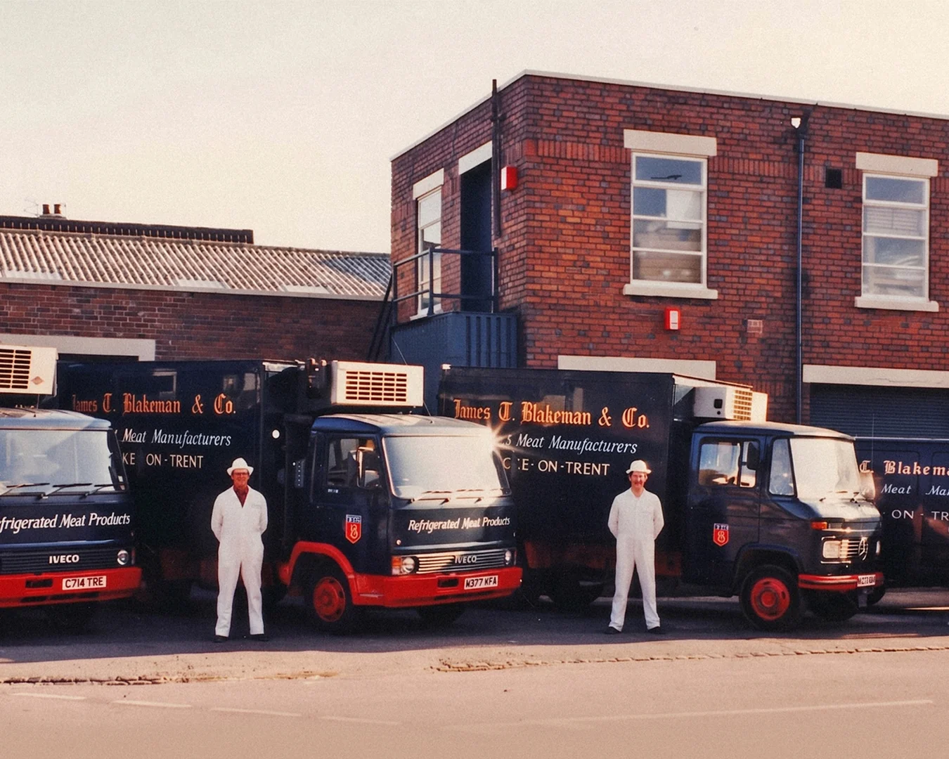 Historic Blakemans factory and delivery vehicle