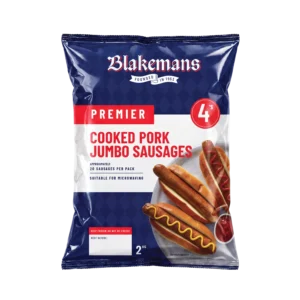 Premier Cooked Pork Sausage 4's 2kg